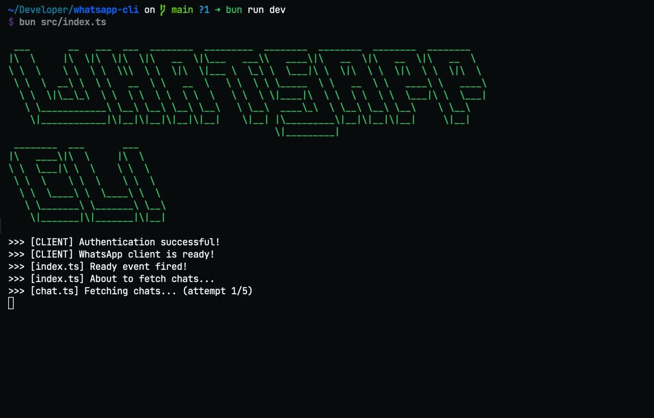 Whatsapp-CLI